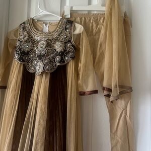 Elegant Girls South Asian | 3 Piece Outfit  with Embellished Bodice